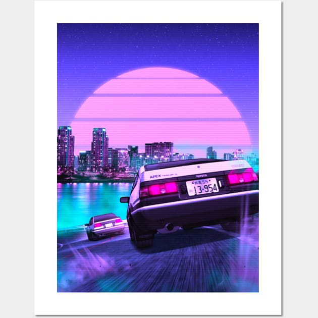 Trueno AE86 Wall Art by mrcatguys